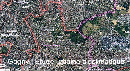 Restitution de l'tude urbaine bioclimatique de Gagny.